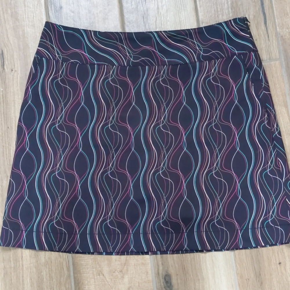 Navy Cutter & Buck ladies golf skirt